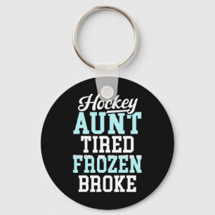 Hockey Tante Moe Totaal Bevroren Gebroken IJs Hock Sleutelhanger