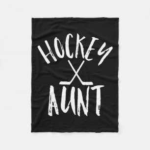 Hockey Tante Sport Fan Vrouwen Cheer  Gift Fleece Deken