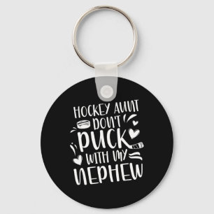 Hockey tante van een hockeyspeler Funny Hockey tan Sleutelhanger