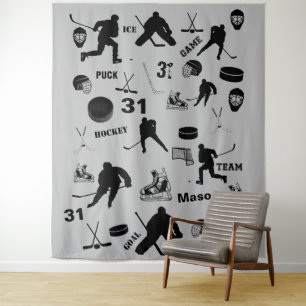 Hockey Tapestry Wandkleed
