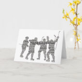 Hockey team coach kaart (Gele Bloem)