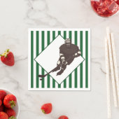 Hockey Team Green Napkins Servet (Insitu)