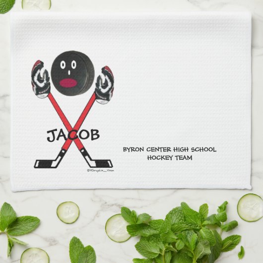 Hockey Team Theedoek (Gevouwen)