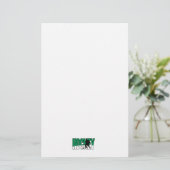 hockey tekst groen briefpapier (Staand voorkant)