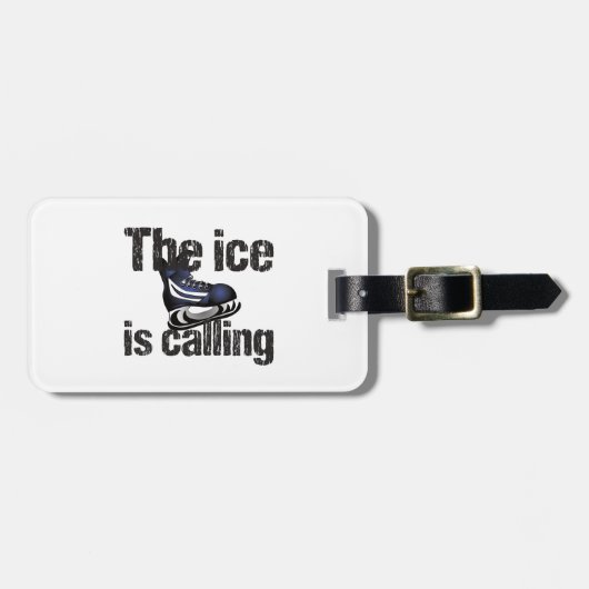 Hockey The Ice roept Bagagelabel (Voorkant horizontaal)