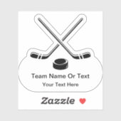 Hockey thema sticker Stickers (Vel)