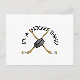 Hockey Thing Briefkaart