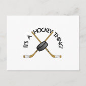 Hockey Thing Briefkaart (Voorkant)