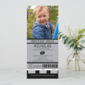 Hockey Ticket Verjaardag Kaart (Staand voorkant)