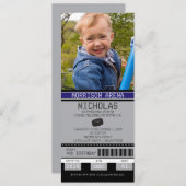 Hockey Ticket Verjaardag Kaart (Voorkant / Achterkant)