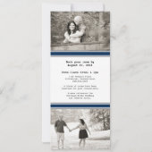 Hockey Ticket Wedding Save the Date (Achterkant)