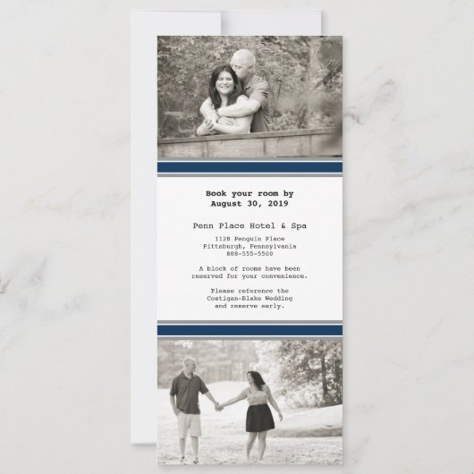 Hockey Ticket Wedding Save the Date (Achterkant)