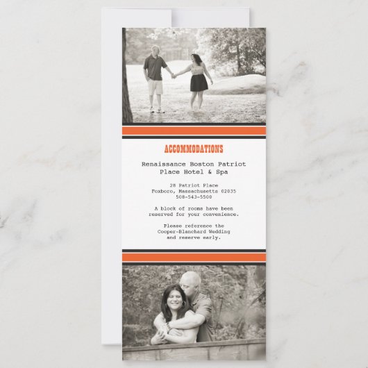 Hockey Ticket Wedding Save the Date (Achterkant)