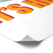 Hockey Time - Cute Penguin Ice Hockey Poster (Hoek)