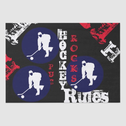 HOCKEY TISSUEPAPIER (Voorkant)