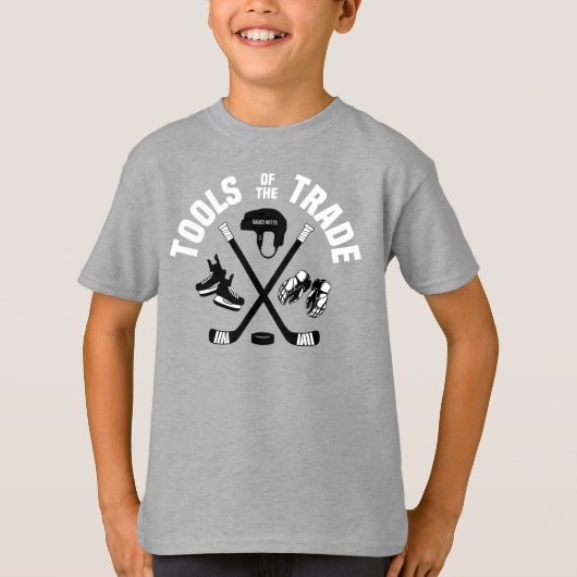 Hockey Tools of the Trade Youth T-shirt (Voorkant)