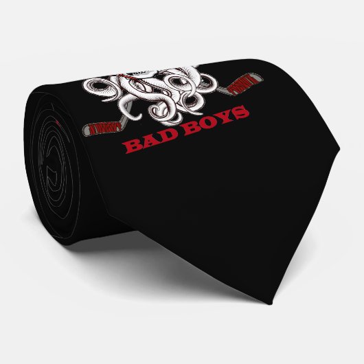 Hockey Town Bad Boys stropdas met stijl (Opgerold)