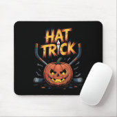 Hockey Trick Halloween Soky Pumpkin Ice Hockey Hal Muismat (Met muis)