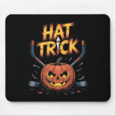 Hockey Trick Halloween Soky Pumpkin Ice Hockey Hal Muismat (Voorkant)