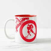Hockey Tweekleurige Koffiemok (Links)