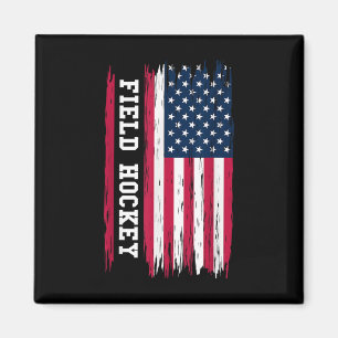 Hockey Usa Amerikaanse Vlag Hockeyspeler Sport Magneet