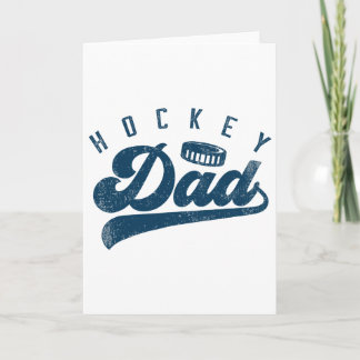 Hockey vader cadeaus papa Vaderdag  Kaart