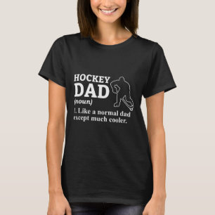 Hockey Vader Definitie Grappig Koel Sport Vader T-shirt