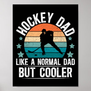 Hockey Vader Definitie IJshockey Speler Vader Hock Poster
