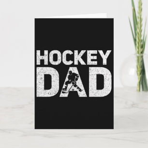 Hockey vader hockeyspeler Vaderdag hockeyliefhebbe Kaart