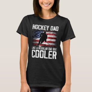 Hockey vader net als een gewone vader, maar koeler t-shirt