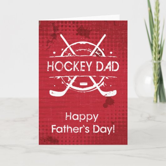 Hockey Vaderdag Hockey Dad Kaart (Voorkant)