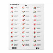 Hockey Vakanties Etiket (Full Sheet)