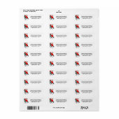 Hockey Vakanties Etiket (Full Sheet)