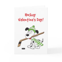 Hockey Valentijnskaart - Hockey Hond
