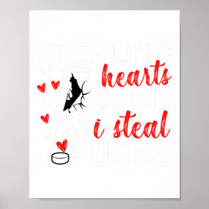 Hockey Valentines die harten stelen zoals ik de pu Poster