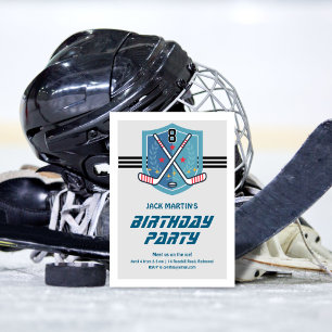 Hockey Verjaardag Uitnodiging