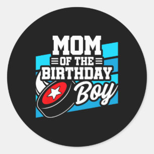 Hockey Verjaardag - Verjaardag Moeder - Jongens Ho Ronde Sticker