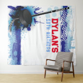 Hockey Verjaardagsfeest Photo-op Kinder achtergron Wandkleed (In Situ (horizontaal))