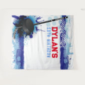 Hockey Verjaardagsfeest Photo-op Kinder achtergron Wandkleed (Voorkant (horizontaal))