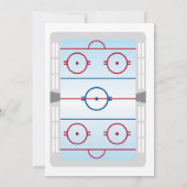 Hockey verjaardagsfeestje uitnodiging (Achterkant)