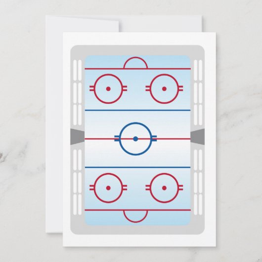 Hockey verjaardagsfeestje uitnodiging (Achterkant)