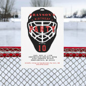 Hockey verjaardagsfeestje uitnodiging