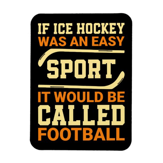 Hockey Versus Football Magneet (Verticaal)