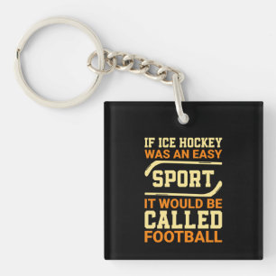 Hockey Versus Football Sleutelhanger