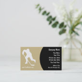 Hockey-Visitekaartjes Visitekaartje (Staand voorkant)