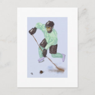 Hockey voor de Goal Art Briefkaart