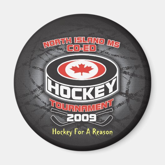 Hockey voor een reden Magenet Magneet (Voorkant)