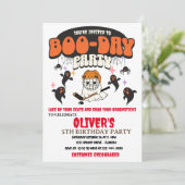 HOCKEY VOOR HALLOWEEN GHOST HOCKEY KAART (Staand voorkant)