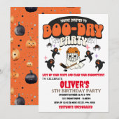 HOCKEY VOOR HALLOWEEN GHOST HOCKEY KAART (Voorkant / Achterkant)