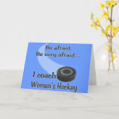 Hockey voor vrouwen kaart (Gele Bloem)